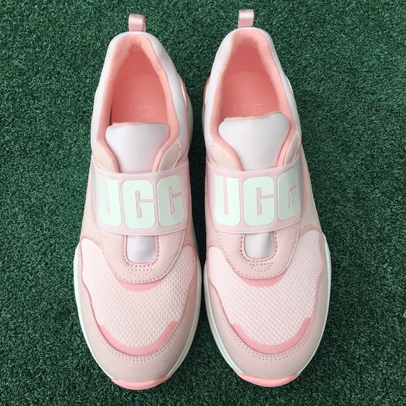 NWT Ugg La Flex Sneaker Posie Pink White 7 - Picture 1 of 13